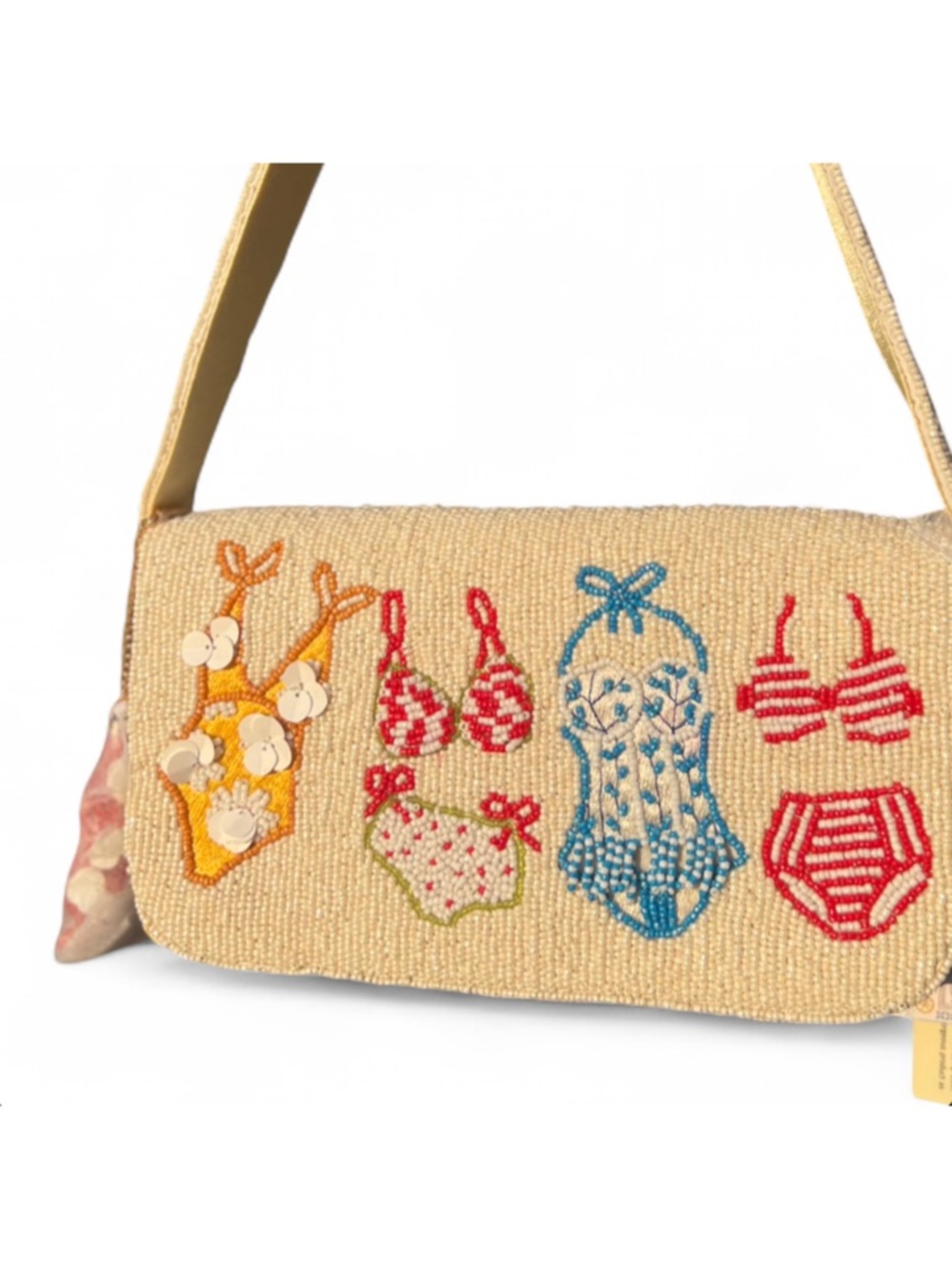 TJMAXX MARSHALLS VIRAL Beaded Bag Bathing Suit Bikini Summer Shoulder Bag Purse